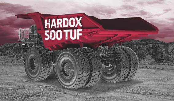 SSAB apresenta aço Hardox® 500 Tuf na M&T Expo 2024
