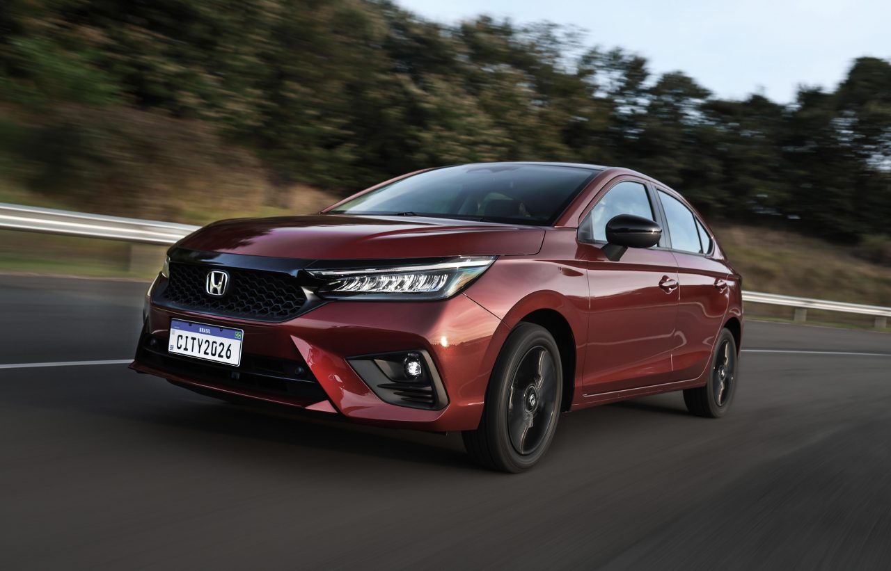 Honda lança City Hatchback Touring Sport com visual esportivo e tecnologia exclusiva