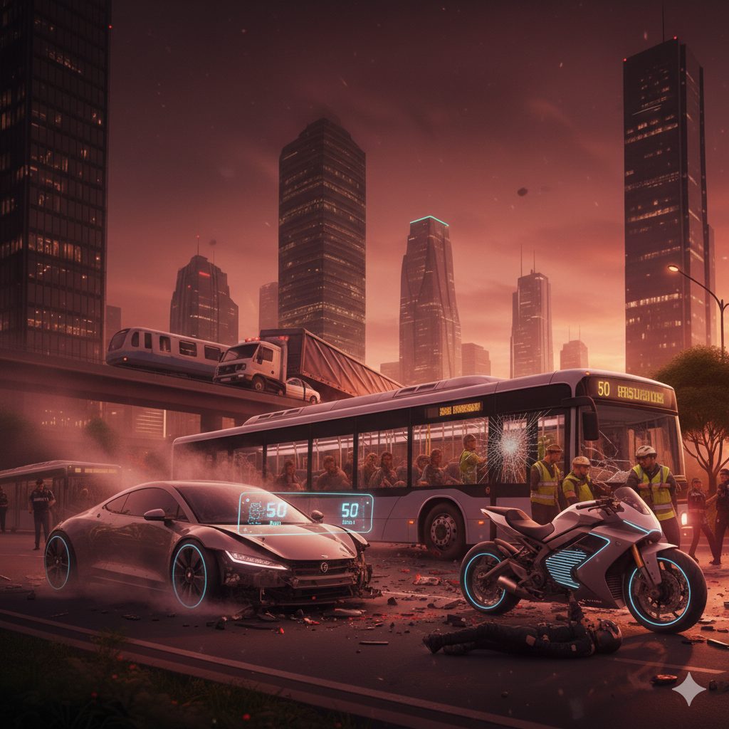 Trânsito brasileiro registra aumento crítico de mortes