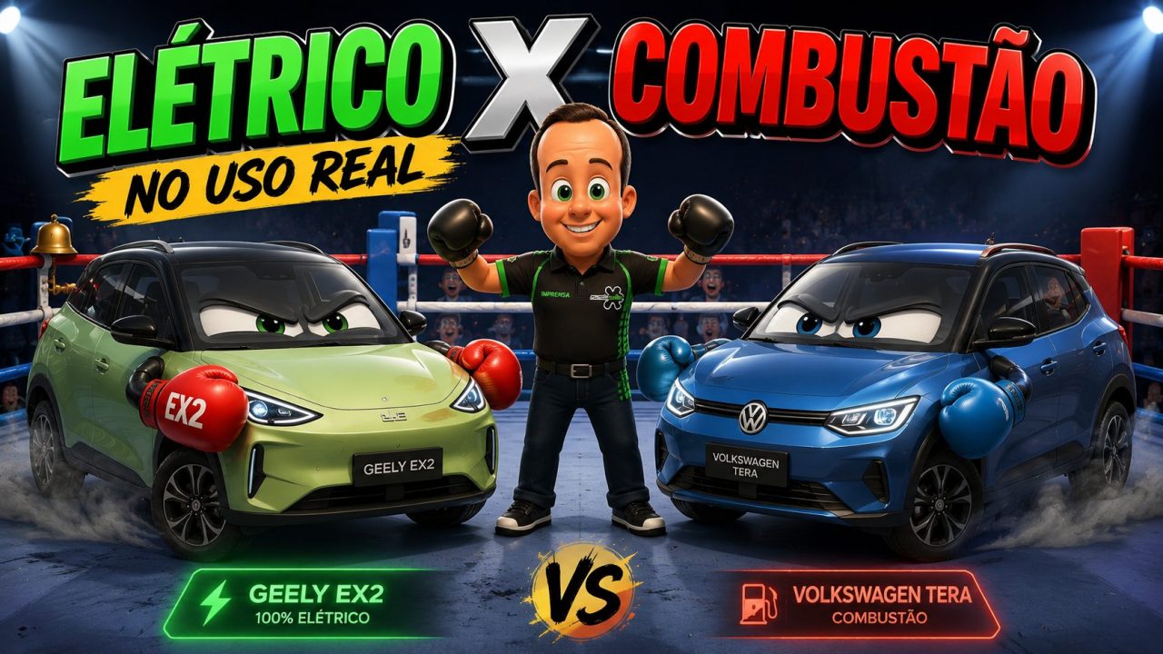 Geely EX2 Max desafia Volkswagen Tera e expõe o verdadeiro custo entre elétrico e combustão no Brasil