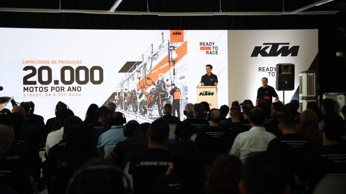 KTM inaugura fábrica no Brasil para produzir 20 mil motos por ano