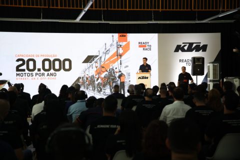 KTM inaugura fábrica no Brasil para produzir 20 mil motos por ano